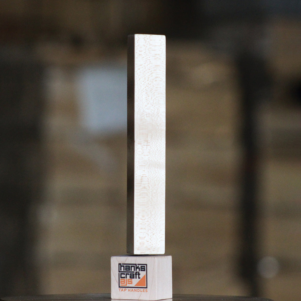 Tap Handle, Wood, Tall Three-Sided