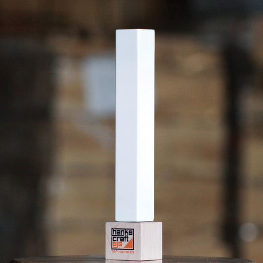 Tap Handle, Wood, Tall Four-Sided