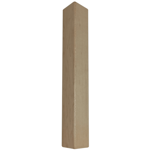Tall, Three-Sided Beer Tap Handle, Natural Finish