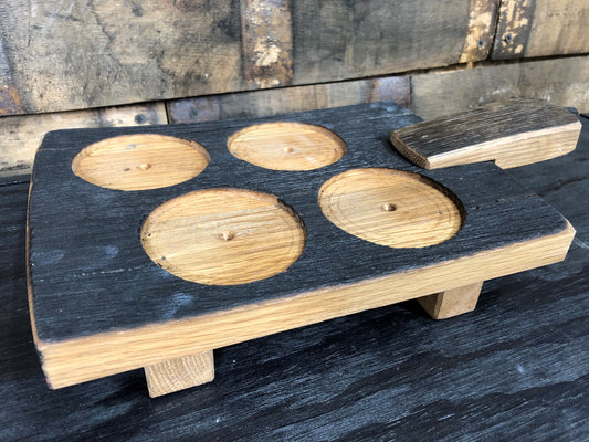 Stave Stilt Flight Tray, Wood